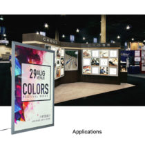 Super Slim Light Boxes - Single Side - 15mm - instructions application