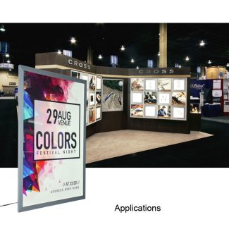 Super Slim Light Boxes - Single Side - 15mm - instructions application