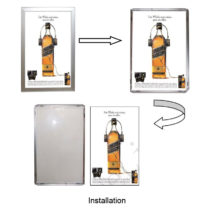 Super Slim Light Boxes - Single Side - 15mm - instructions installation 2