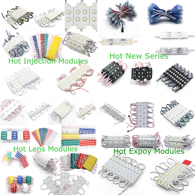 led module string for sign light box