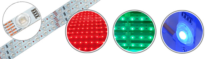 RGB LED Lattice Backlighting tv lens rgb