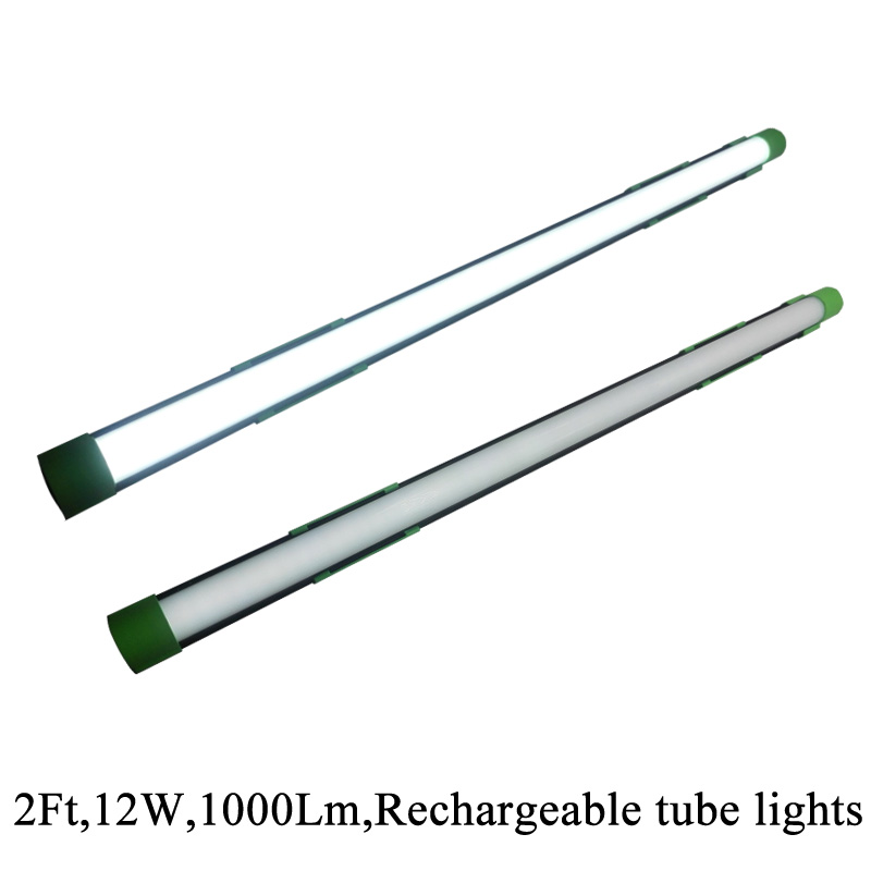 led rechargeable tube lights 2 feet, led emergency tube lights two feet,led battery tube lighting 2 ft