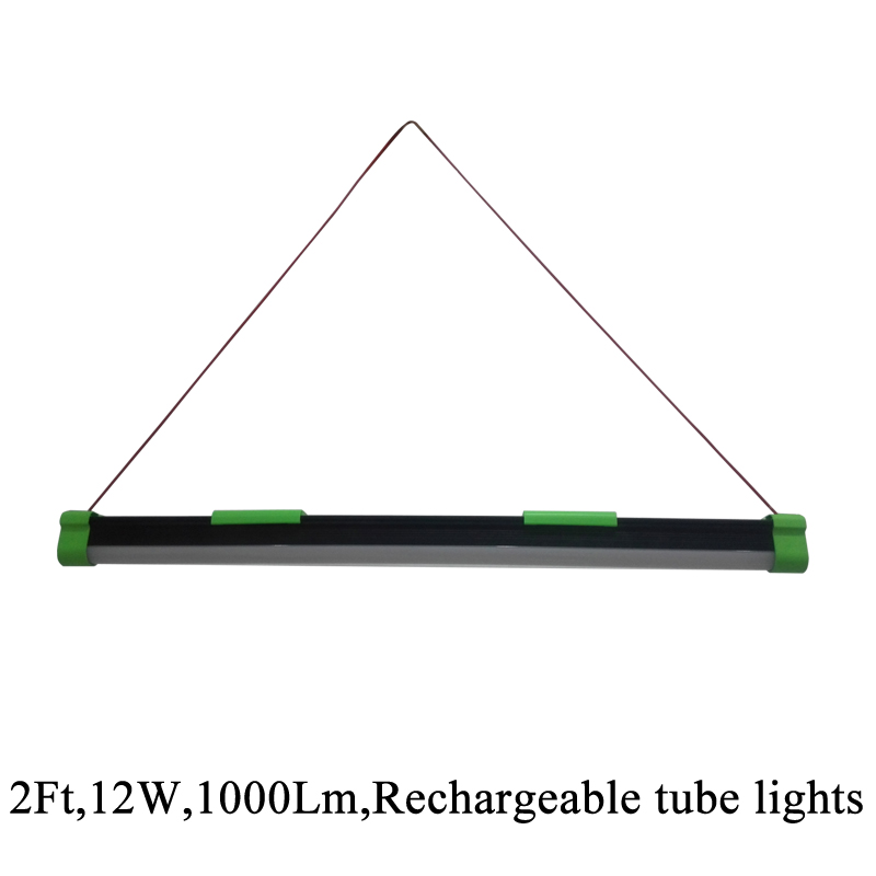 rechargeable tube lighting 2 feet, emergency tube lighting two feet,battery tube lights 60 cm