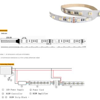 5 in 1 led strip lights