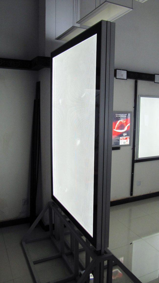 Outdoor double sided led light boxes