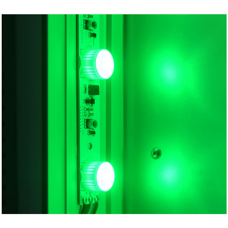 RGB light box edge lights GREEN effect