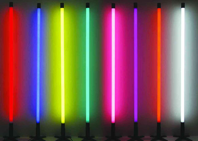 colorful t5 tube lights, red, green, blue , rgb