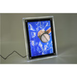 crystal single sided light box sizes