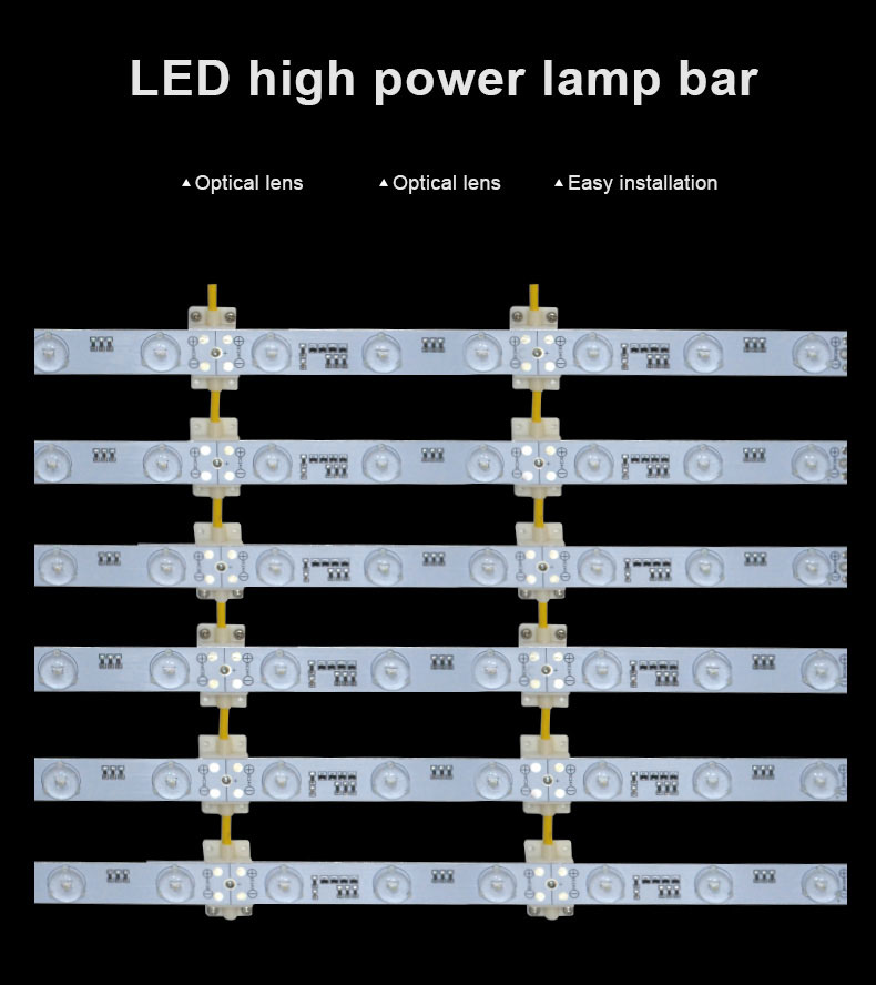 ladder curtain back lit lighting with diffused lens