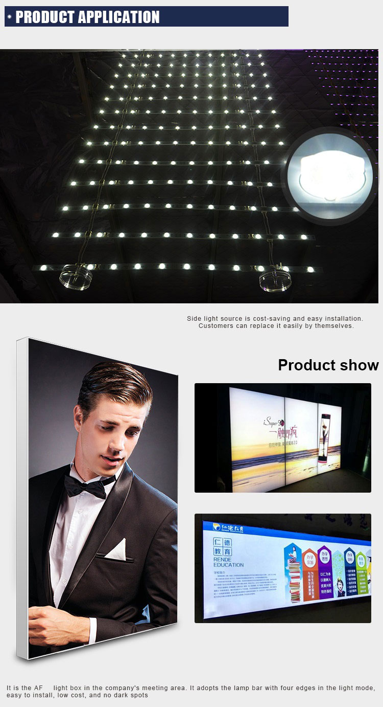 ladder led back lit lighting application