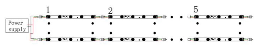 Osram edge lit led modules 300 mm connection