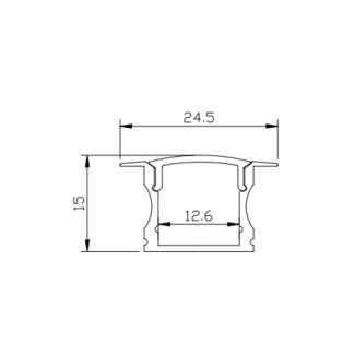 cabinet lighting aluminum channel