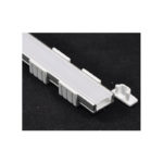 Surface mounted linear lighting profile