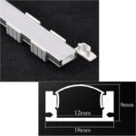 Surface mounted linear lighting extrusion