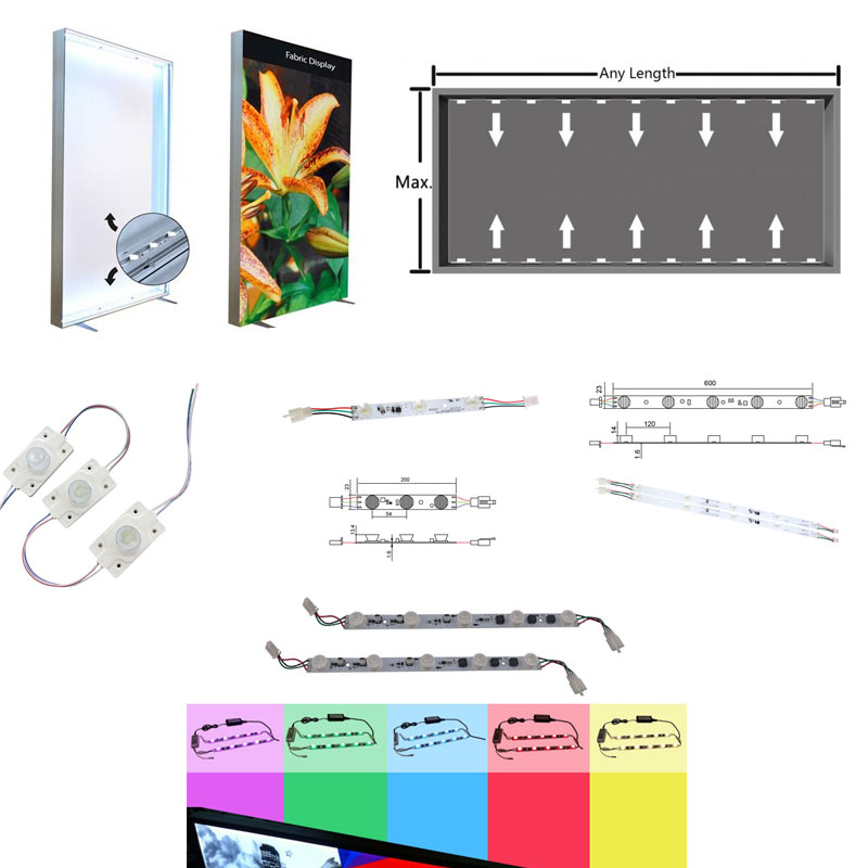 edgelit light box modules