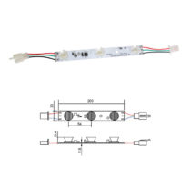 led light box edge lights 200 mm