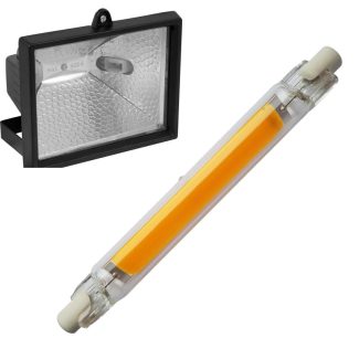 R7S J Type LED Bulbs 118mm application