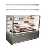 LED tube lights for refrigerated display case