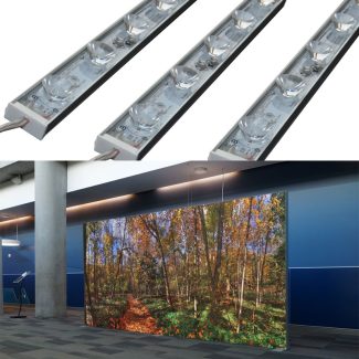 edgelit waterproof strip lights for cabinet boxes