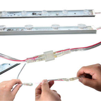 edge lit modules for light box display
