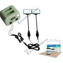 Fabric Pop Up Display Lighting