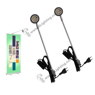 Pull Up Banner Lighting