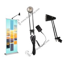 Led Arm Banner Stand Spotlights